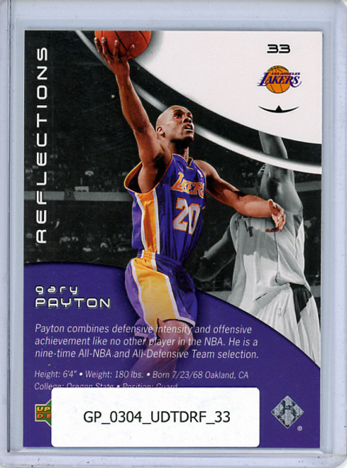 Gary Payton 2003-04 Triple Dimensions Reflections #33