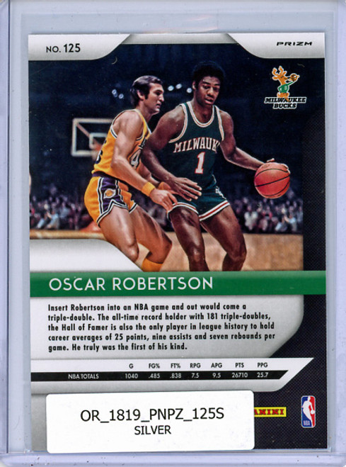 Oscar Robertson 2018-19 Prizm #125 Silver
