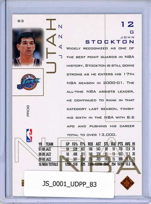 John Stockton 2000-01 Pros & Prospects #83