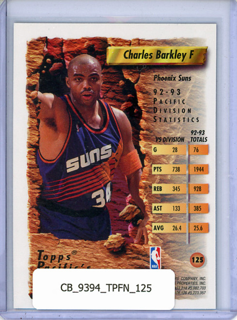 Charles Barkley 1993-94 Finest #125 Pacific's Finest