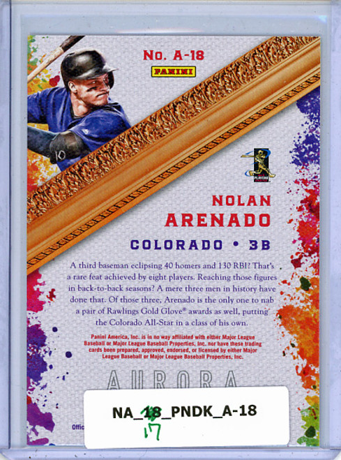 Nolan Arenado 2017 Diamond Kings, Aurora #A-18