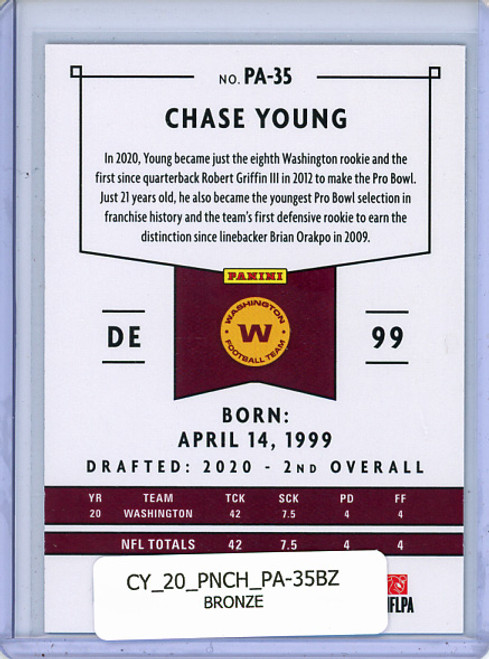 Chase Young 2020 Chronicles, Panini #PA-35 Bronze