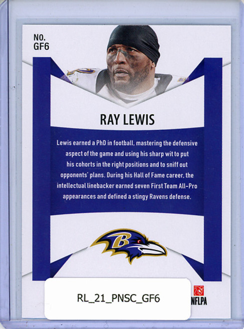 Ray Lewis 2021 Score, Game Face #GF6