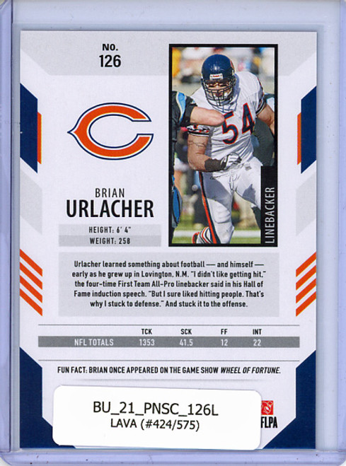 Brian Urlacher 2021 Score #126 Lava (#424/575)