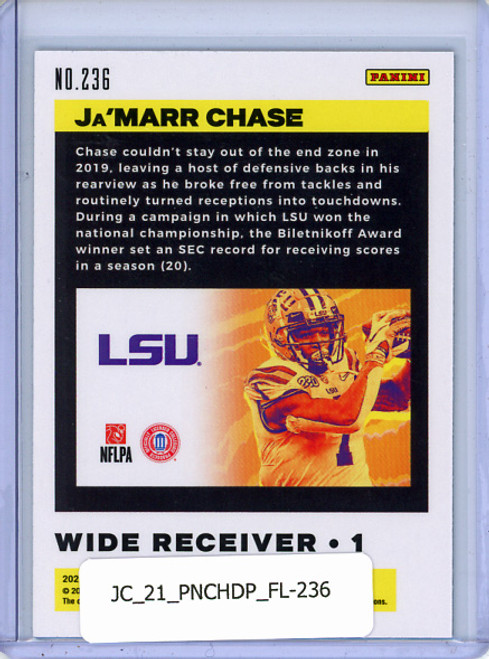 Ja'Marr Chase 2021 Chronicles Draft Picks, Flux #236