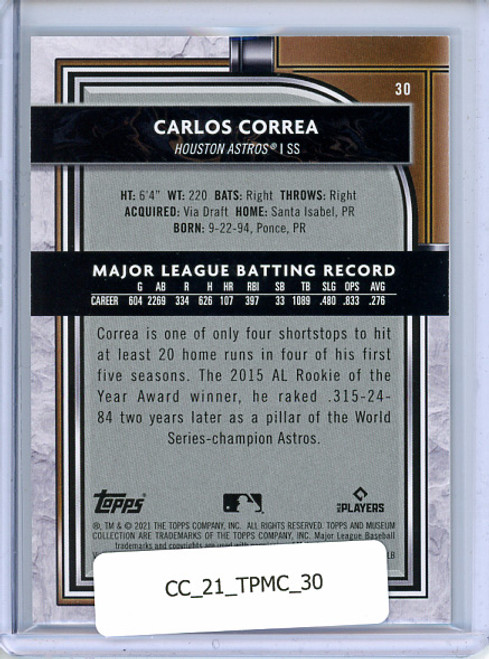 Carlos Correa 2021 Museum Collection #30