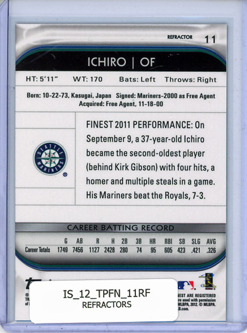 Ichiro Suzuki 2012 Finest #11 Refractors