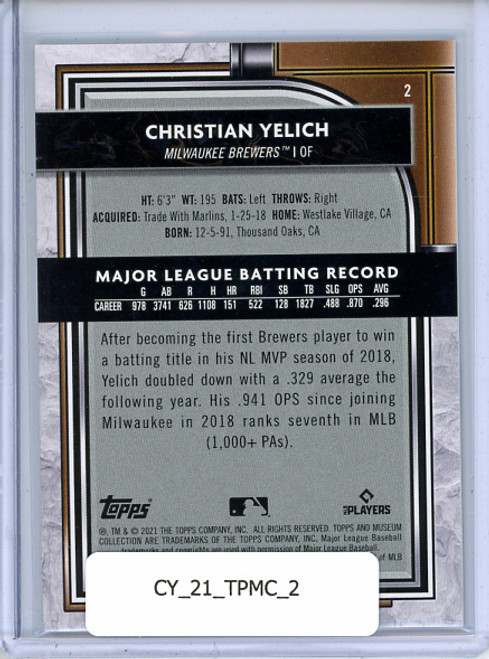 Christian Yelich 2021 Museum Collection #2