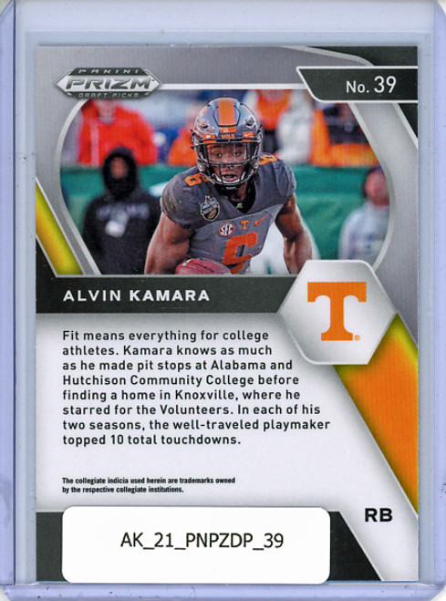 Alvin Kamara 2021 Prizm Draft Picks #39