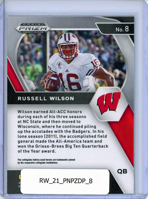 Russell Wilson 2021 Prizm Draft Picks #8