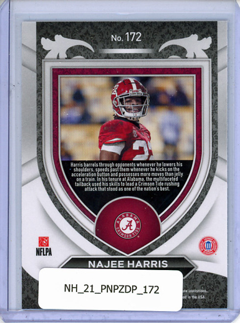 Najee Harris 2021 Prizm Draft Picks #172 Crusade