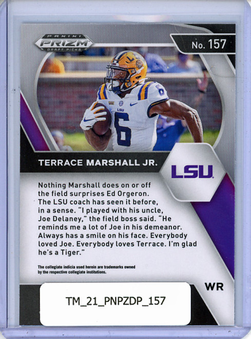 Terrace Marshall Jr. 2021 Prizm Draft Picks #157