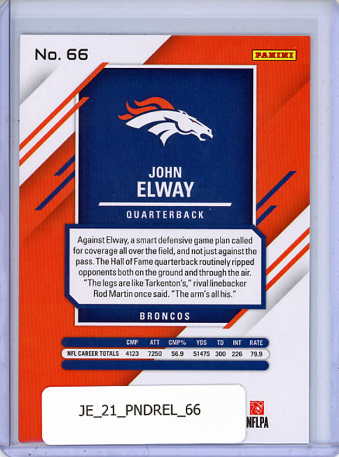 John Elway 2021 Donruss Elite #66