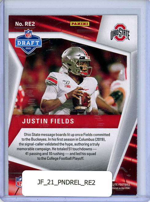 Justin Fields 2021 Donruss Elite, Rookie Elitist #RE2