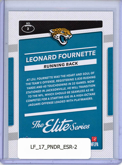 Leonard Fournette 2017 Donruss, Elite Series Rookies #2