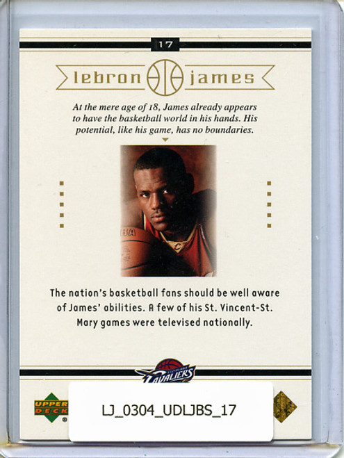 Lebron James 2003 Upper Deck Lebron James Box Set #17