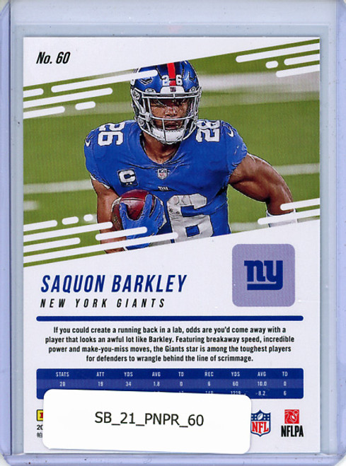 Saquon Barkley 2021 Prestige #60