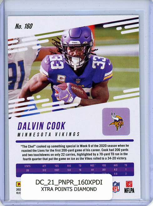 Dalvin Cook 2021 Prestige #160 Xtra Points Diamond