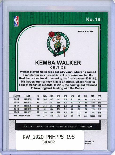 Kemba Walker 2019-20 Hoops Premium Stock #19 Silver
