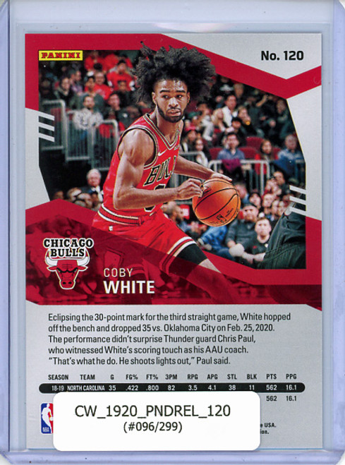 Coby White 2019-20 Donruss Elite #120 (#096/299)