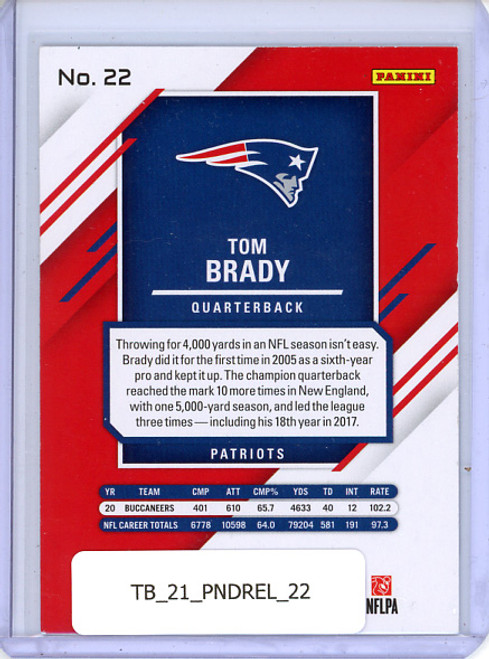 Tom Brady 2021 Donruss Elite #22