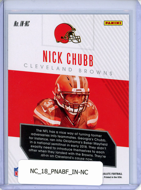 Nick Chubb 2018 Absolute, Introductions #IN-NC