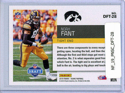 Noah Fant 2019 Score, NFL Draft #DFT-28