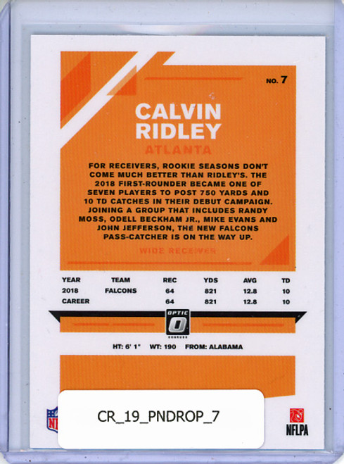 Calvin Ridley 2019 Donruss Optic #7