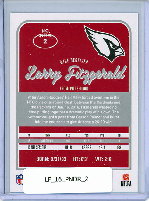 Larry Fitzgerald 2016 Donruss #2