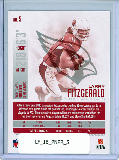 Larry Fitzgerald 2016 Prestige #5