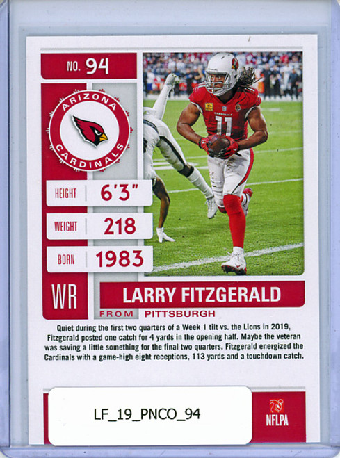 Larry Fitzgerald 2019 Contenders #94