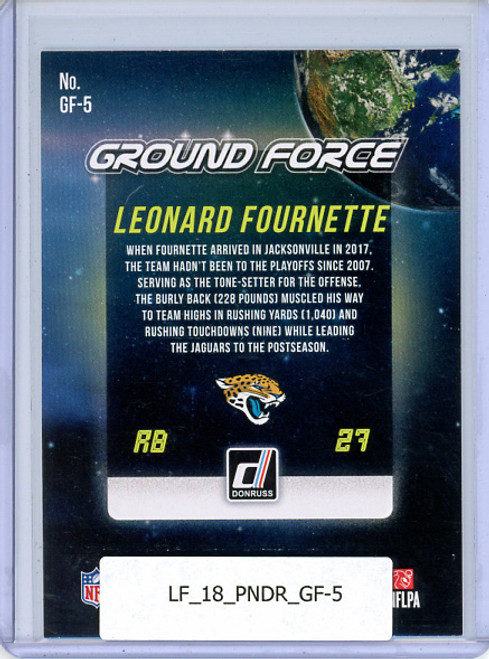 Leonard Fournette 2018 Donruss, Ground Force #GF-5