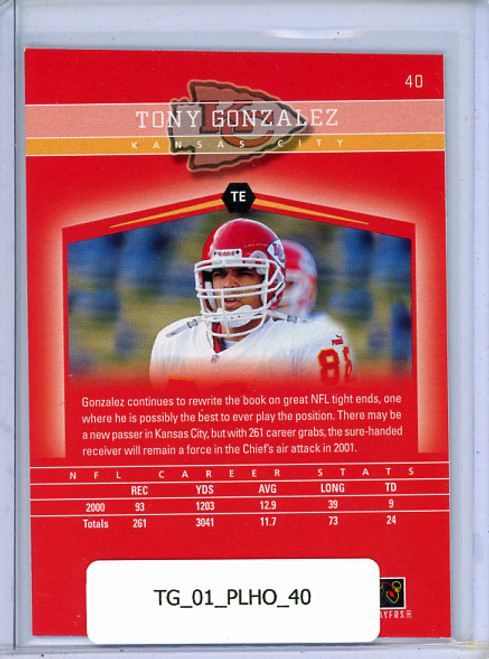 Tony Gonzalez 2001 Playoff Honors #40