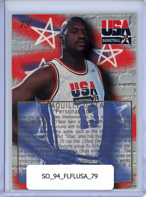 Shaquille O'Neal 1994 Flair USA #79 Personal Note