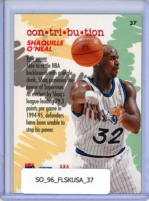 Shaquille O'Neal 1996 Skybox USA #37