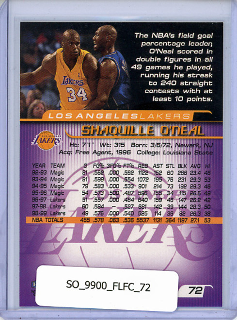 Shaquille O'Neal 1999-00 Focus #72