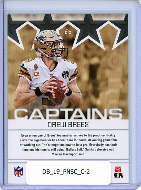 Drew Brees 2019 Score, Captains #C-2