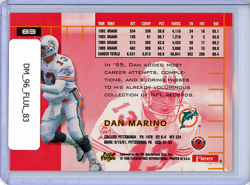 Dan Marino 1996 Ultra #83