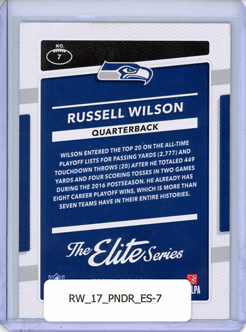Russell Wilson 2017 Donruss, Elite Series #7