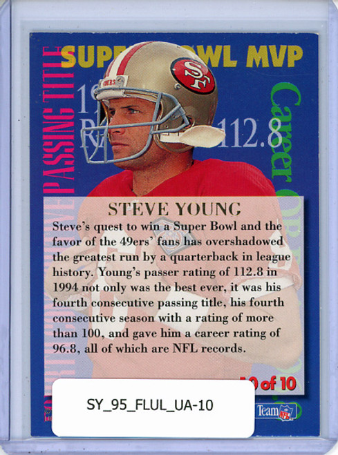 Steve Young 1995 Ultra, Ultra Achievements #10