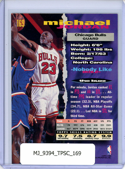 Michael Jordan 1993-94 Stadium Club #169