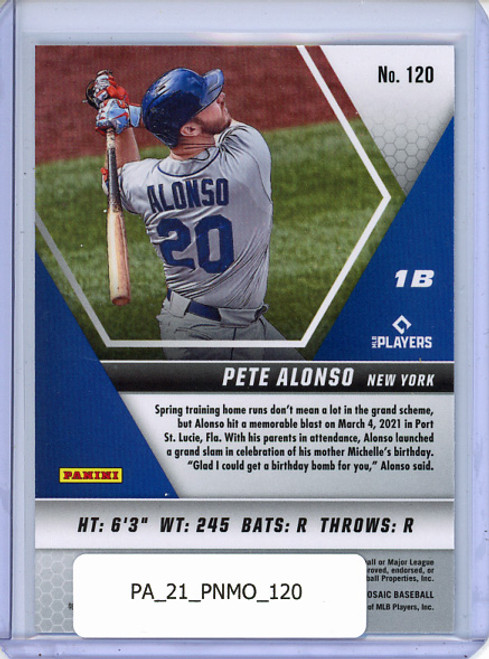 Pete Alonso 2021 Mosaic #120