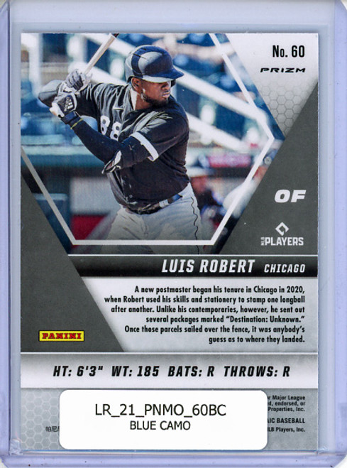 Luis Robert 2021 Mosaic #60 Blue Camo