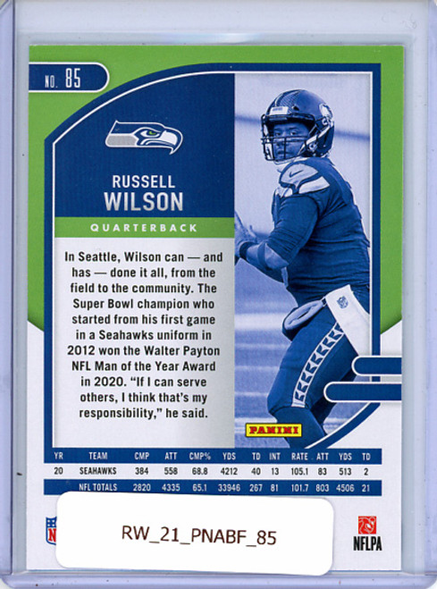 Russell Wilson 2021 Absolute #85