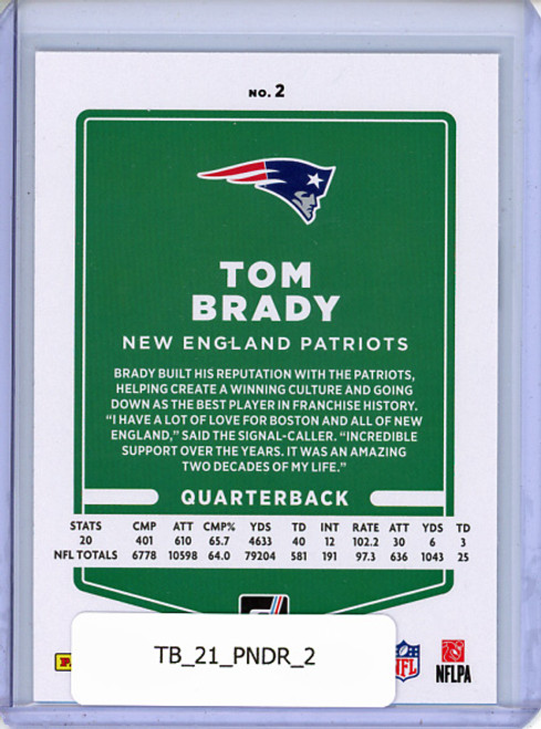 Tom Brady 2021 Donruss #2