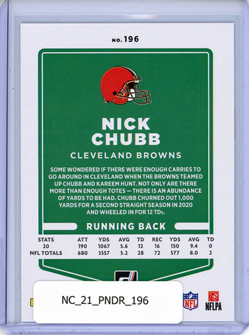 Nick Chubb 2021 Donruss #196