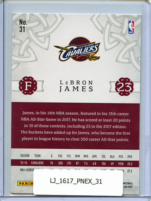 Lebron James 2016-17 Excalibur #31