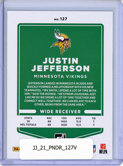 Justin Jefferson 2021 Donruss #127 Variations