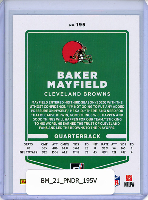 Baker Mayfield 2021 Donruss #195 Variations
