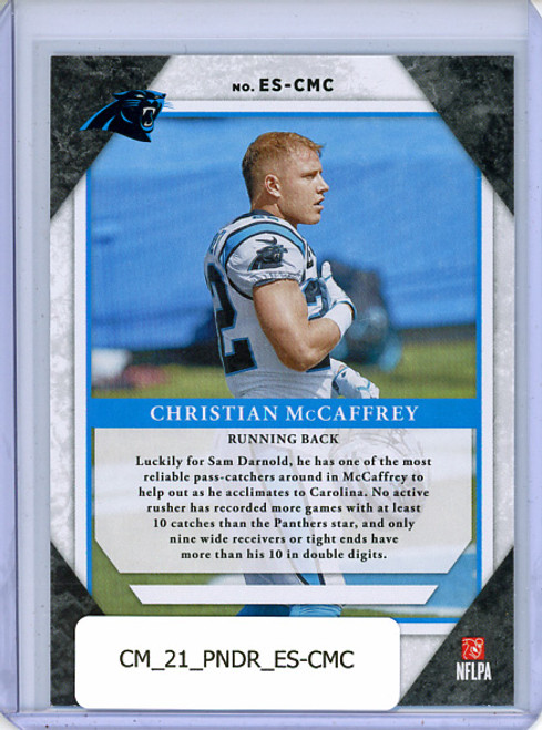 Christian McCaffrey 2021 Donruss, Elite Series #ES-CMC